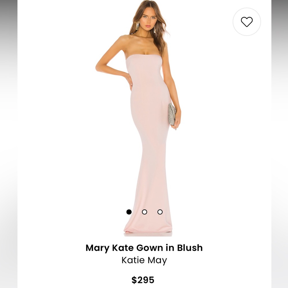 Katie may blush gown